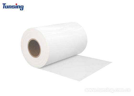 Milky White Translucent PES 100 Micron Polyester Film Hot Melt Adhesive For Metal